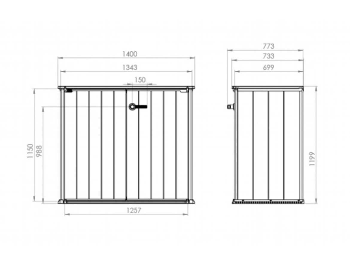 Box Keter Patio Store