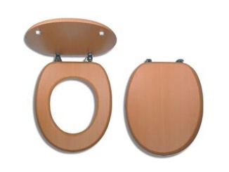 WC, bidety a pisoáry –  Novaservis WC sedátko s poklopem, dřevěný dekor,  WC/BUK