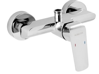 Vodovodní baterie – Novaservis Sprchová baterie Nobless Tina 150 mm, chrom, nástěnná, bez příslušenství, 38062/1,0