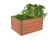 G21 Vyvýšený záhon  Daisy 100 x 80 x 52 cm, plechový, hnědý