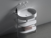 Ravak Konstrukce pod umyvadlo CS Yard 80, Alabaster Pink