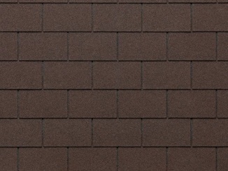 Asfaltové strešné šindle – GT Uni Rectangular hnědá