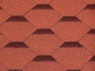 Asfaltové střešní šindele Covernit – Uni Strong diamant červená 3 m²