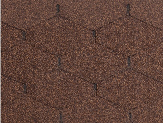 Asfaltové střešní šindele Gutta – Guttatec Diamant hnědá 3 m²