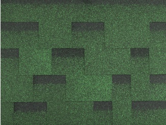 Asfaltové střešní šindele Gutta – Guttatec Topglass Irregular zelená 3 m²