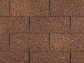 Asfaltové střešní šindele – Guttatec Topglass Rectangular hnědá 3 m²