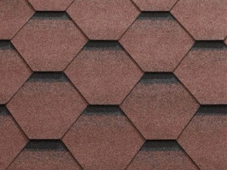 Asfaltové střešní šindele – Uni diamant hnědá 3 m²