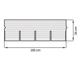 Asfaltový šindeľ Onduline Bardoline CLASSIC EASY (obdĺžnik)
