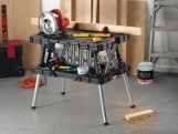 Asztal Keter Stůl  Folding Work Table dílenský, z výstavy