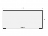 awning Durbin 214x95x170cm, for container storage