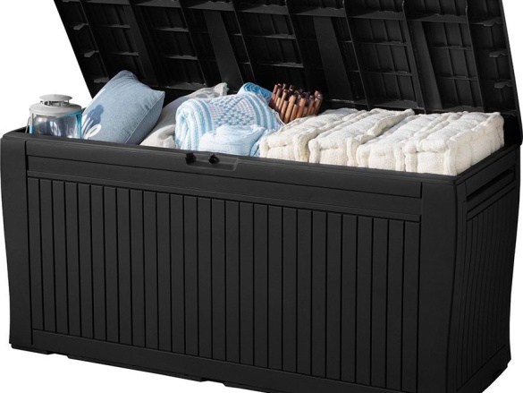 Keter Zahradní úložný box Keter Comfy 270 L - 117,5 x 45 x 57,5 cm - grafit
