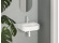 Ravak Umývadlo Ceramic Slim Wall O 55 N, s otvorom pre batériu, s prepadom, antracit