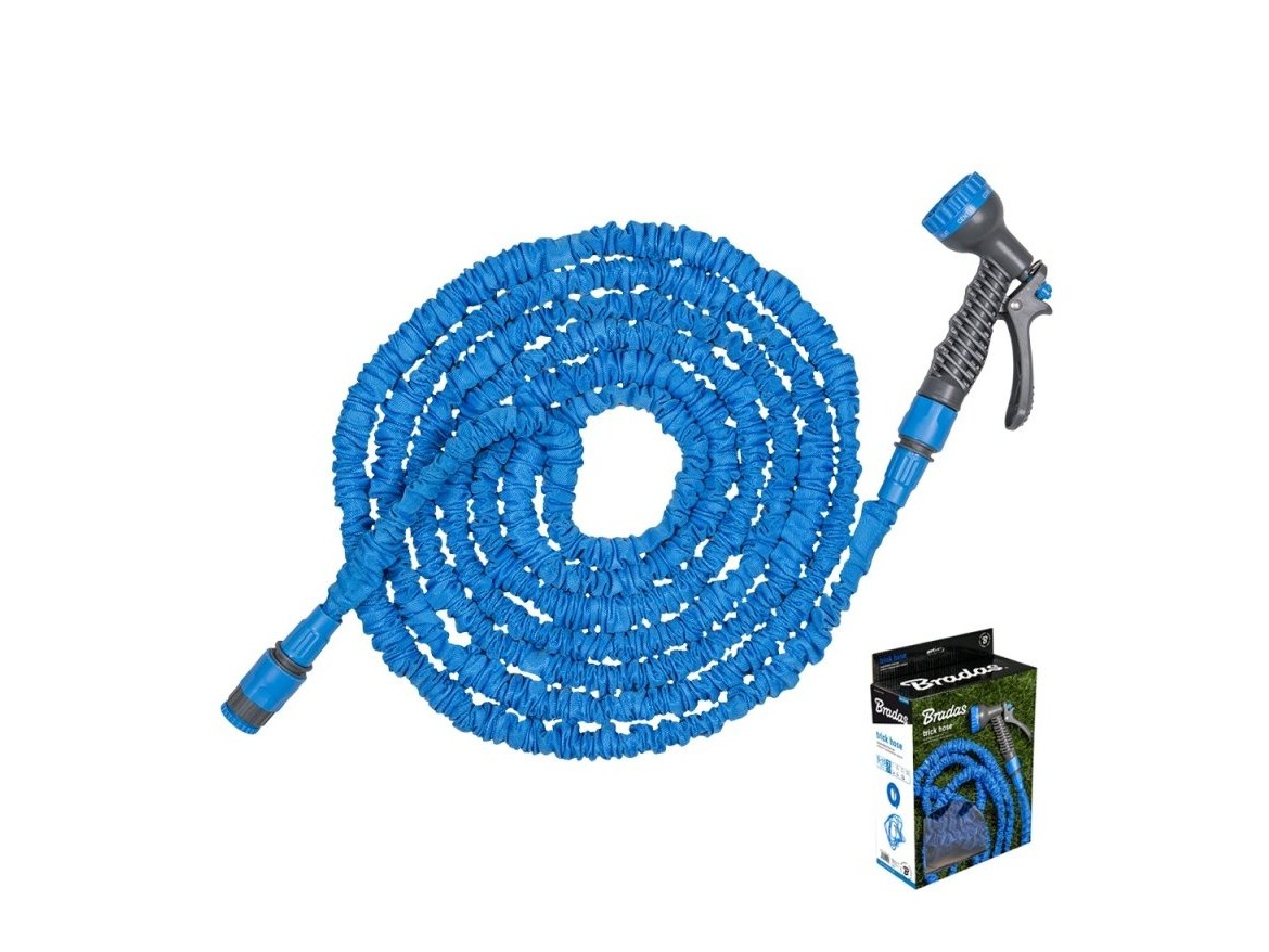 Bradas Komplet flexibilní zahradní hadice TRICK HOSE 5-15m - modrá