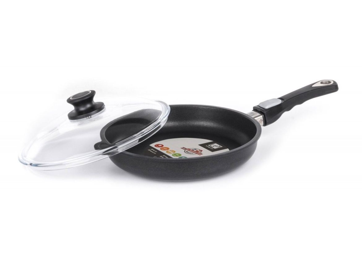 G21 Hluboká pánev  Prime 26 cm s poklicí a odnímatelnou rukojetí