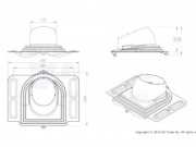 Vilpe Univerzální průchodový prvek pro plechovou krytinu