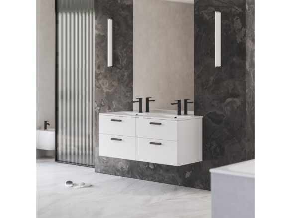 Ravak SD Chrome II 70 skříňka pod umyvadlo bílá, madla bílá