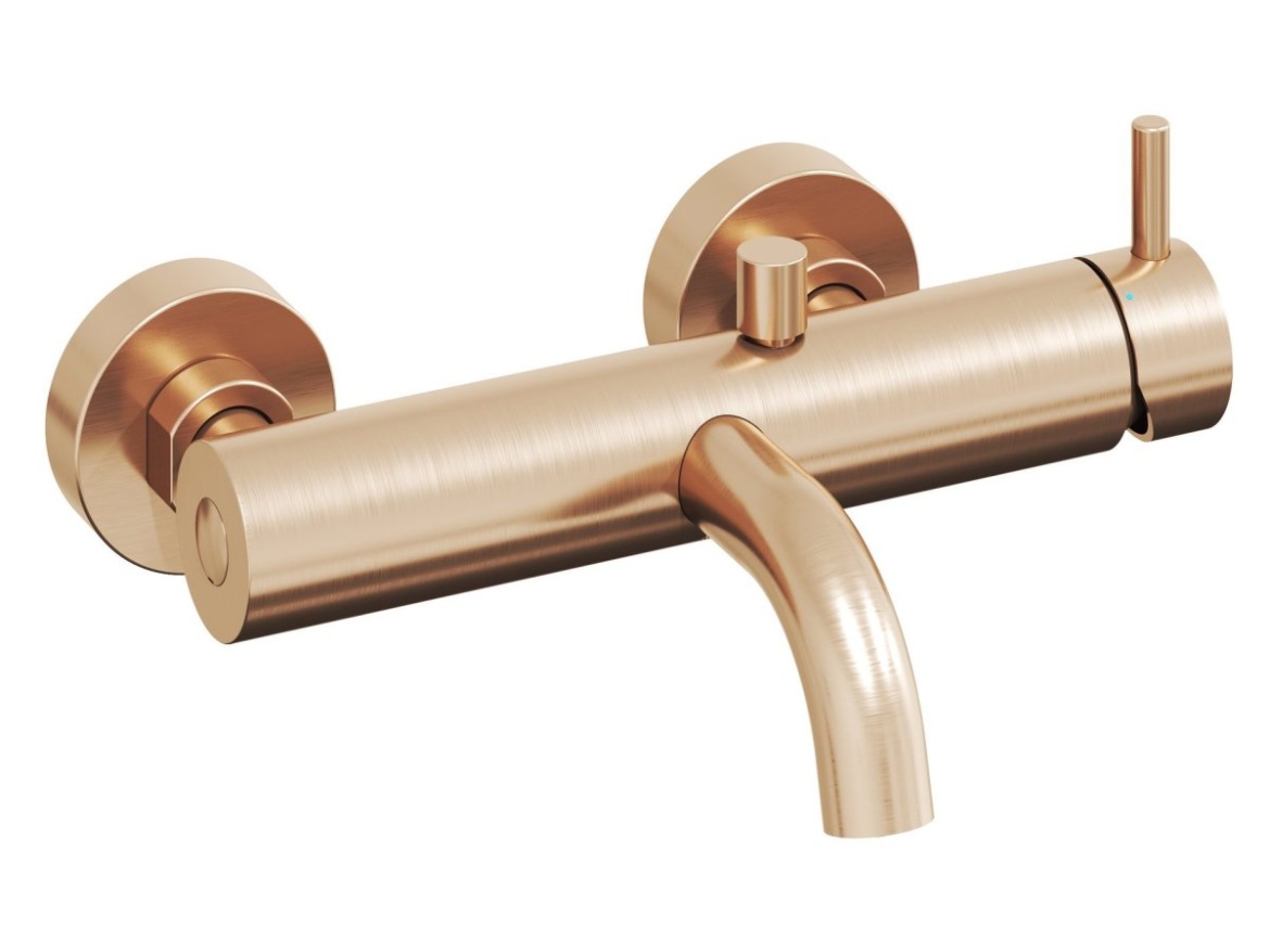 Ravak ES 022.60RGB Vaňová nástenná batéria bez sprchového setu, Rose Gold Brushed