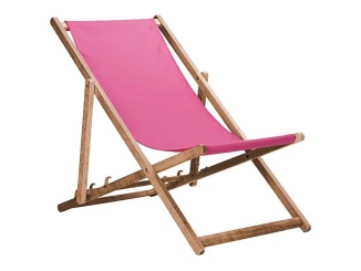 Kertek –  Fortus Zahradní lehátko Klasik - Pink