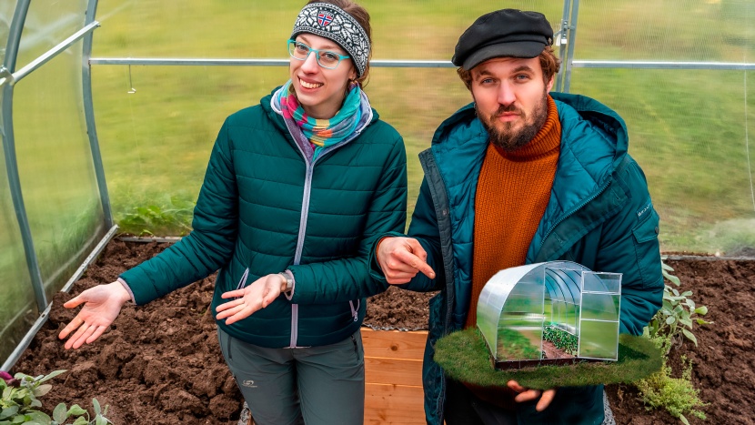 Zazimování skleníku a záhonů