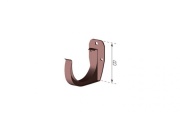 GMT Plastový žlabový hák 100 mm