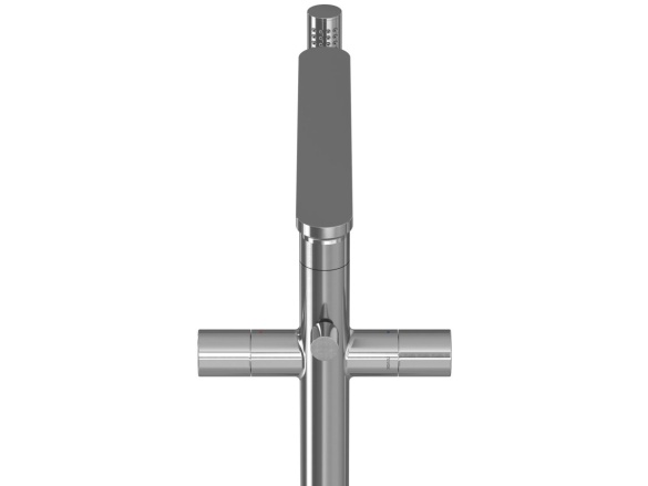 Ravak CR II 080.00CR.RB07A Vanová baterie do podlahy bez tělesa, se sprchovým setem, chrom