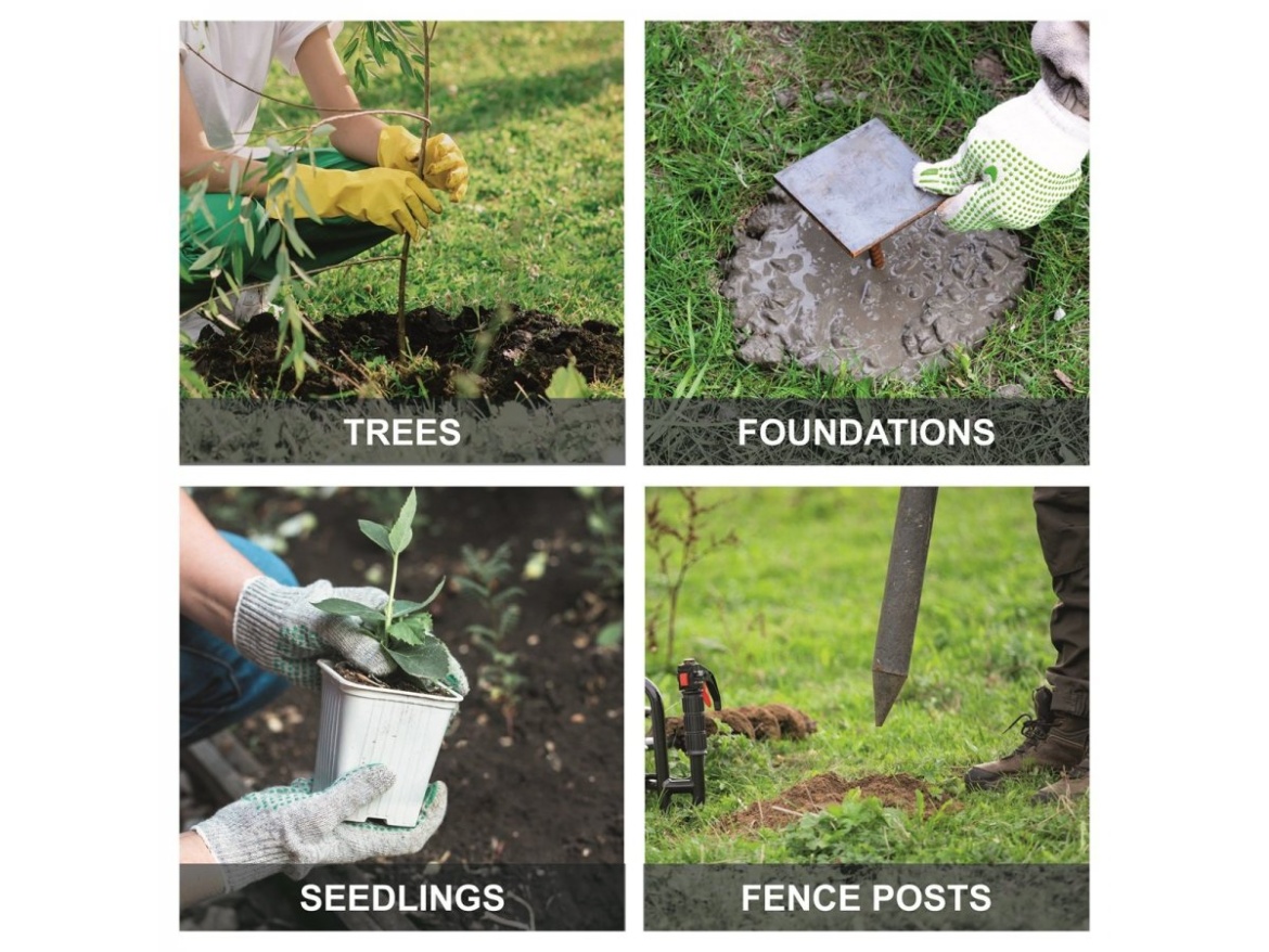 20 V-os IXES akkus talajfúró (akkumulátor és töltő nélkül) Scheppach BC-EB100-X