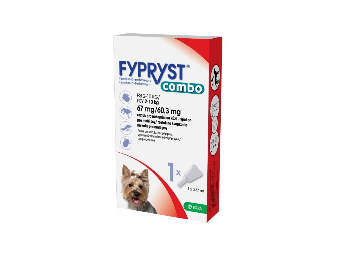 Scobax Fypryst Combo Spot-on Dog S 67/60,3mg 1x0,67ml