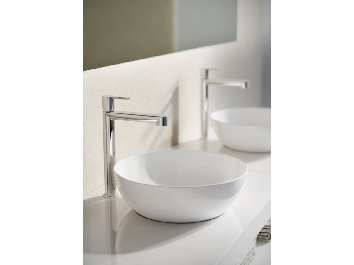 Ravak Umývadlo Uni Slim B 40, bez otvoru pre batériu, bez prepadu, antracit