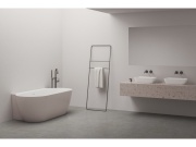 Ravak ES 080.60GLB.RB07G Vanová baterie do podlahy bez tělesa, se sprchovým setem, Gold Brushed