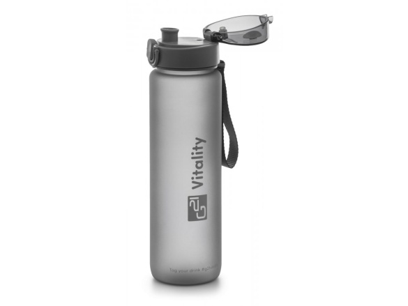 G21 Láhev  na pití, 1000 ml, šedá-zmrzlá