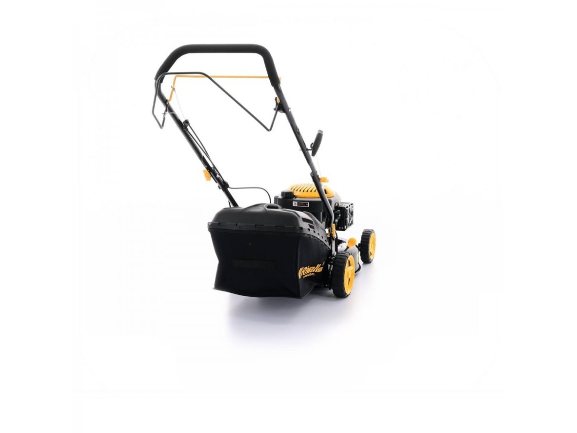 Multifunkční travní sekačka 3 v 1 s benzinovým motorem a pojezdem Riwall PRO RPM 4235