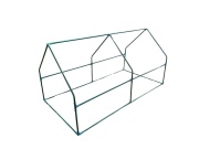 VespaGarden Zahradní pařeniště / fóliovník VESPAGARDEN 185x94x94cm - zelený