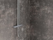 Ravak TD F 091.00CR Sprchový sloup s termostatickou baterií, posuvný, se sprchovým setem, chrom