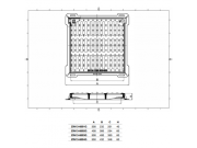 Dakota Litinový rošt s rámem