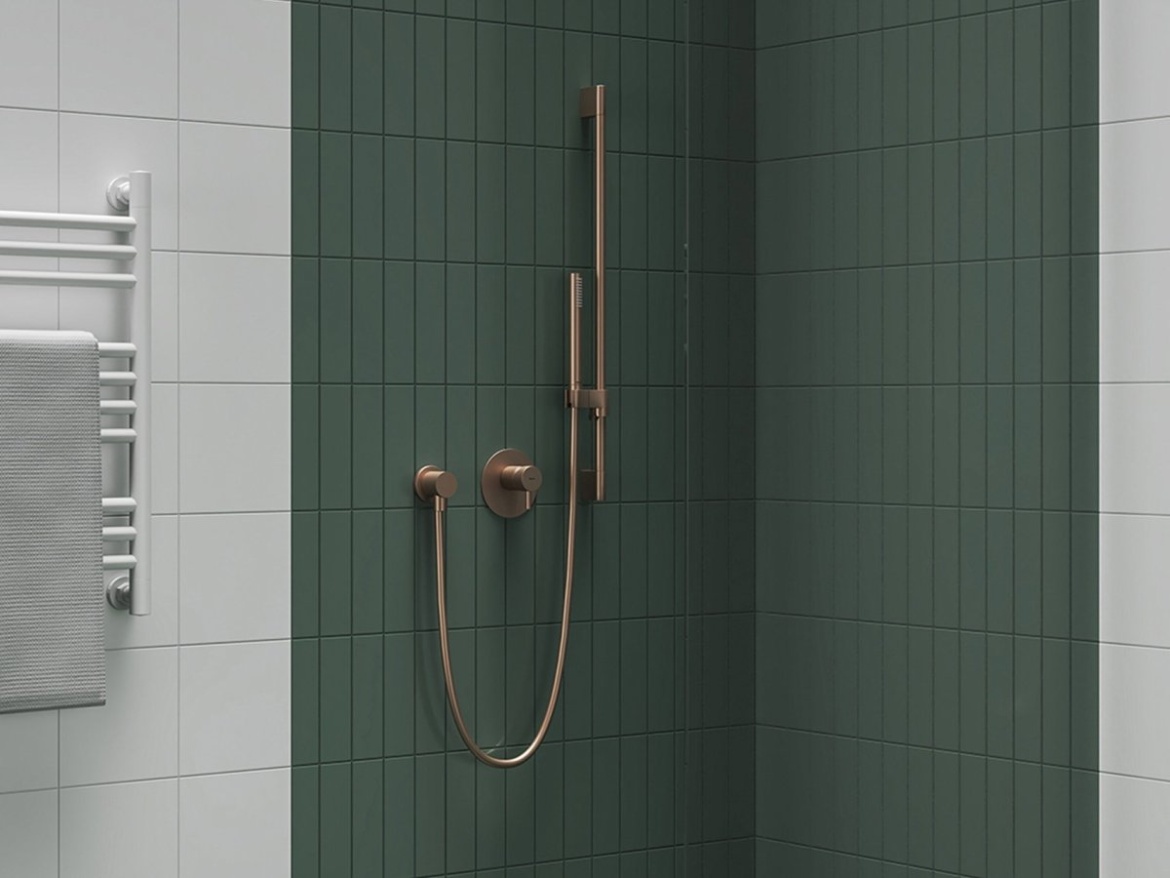 Ravak 701.61RGB Podomítkový vývod, Rose Gold Brushed