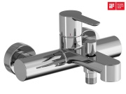 Ravak PU 022.01CR Vanová nástěnná baterie s přepínačem, bez sprchového setu, chrom