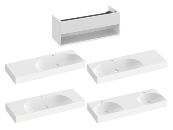 Ravak SD Lite 120 skrinka pod umývadlo Deepsea Blue