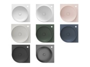 Ravak Umyvadlo Yard 45 C, s otvorem pro baterii, bez přepadu, bílá