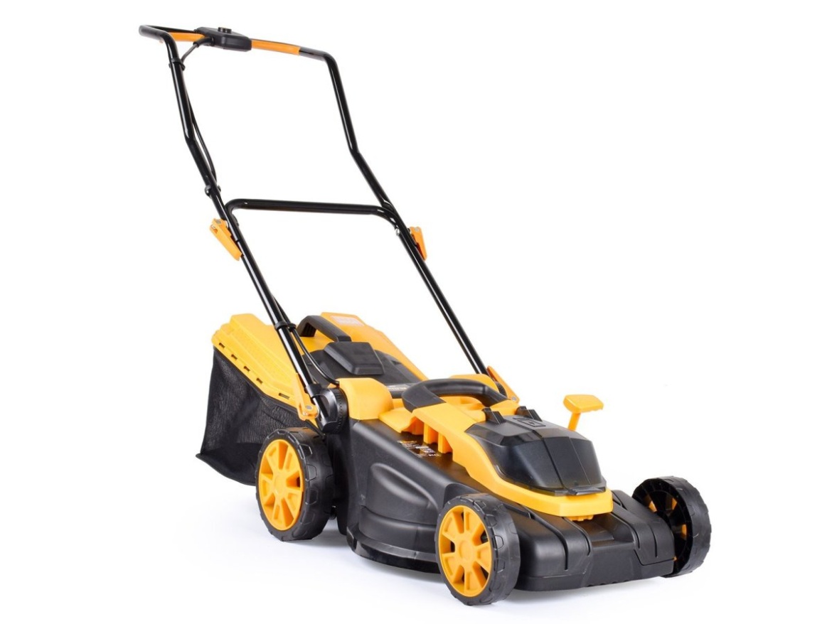 Akkus fűnyíró 2x20 V + 2x 4 Ah akkumulátor + 2x 2,4 A töltő Riwall PRO RALM 3820 SET