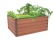 G21 Vyvýšený záhon  Daisy 120 x 90 x 52 cm, plechový, hnědý