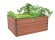G21 Vyvýšený záhon  Daisy 120 x 90 x 52 cm, plechový, hnědý