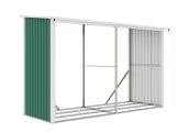 G21 Přístřešek na dřevo  WOH 682 - 302 x 119 cm, zelený