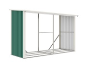 G21 Přístřešek na dřevo  WOH 682 - 302 x 119 cm, zelený