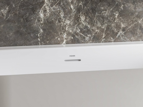 Ravak Vana Freedom Corner II Tec 175x86 L, volně stojící, bílá, krytka odtoku bílá