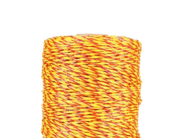 Scobax Lanko pro elektrický ohradník, průměr 2 mm, 250 m, žluto-oranžové