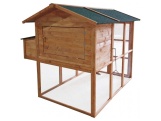 Kurník Scobax Dřevěný kurník BRUSEL MAXI, 1930x1770x1730 mm