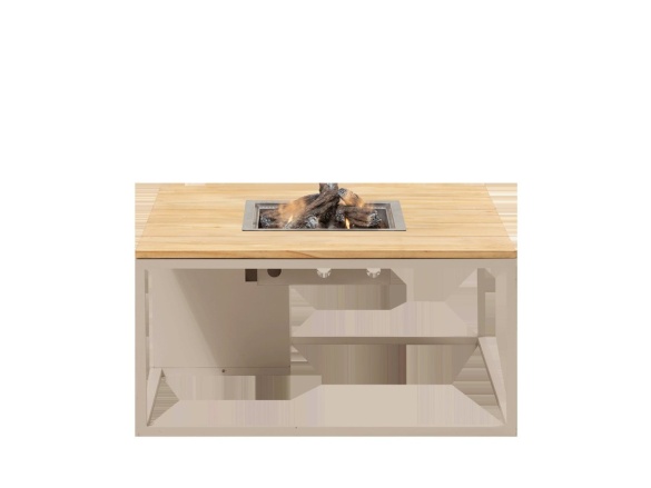 COSI Stůl s plynovým ohništěm - typ Cosiloft 100 písečně béžový / kamenná deska