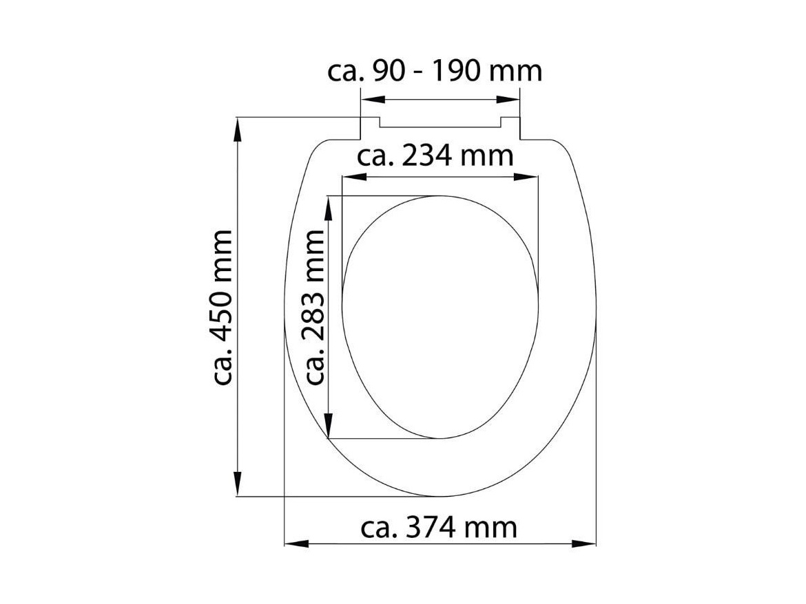 WC sedátka, záchodová prkna Schütte ROUND DIPS | Duroplast HG, Soft Close