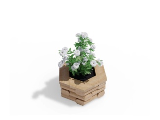 Fa –  Česká Manufaktura Variogrow šestistran 60 cm x 27,5 cm, bez dna, včetně nopové fólie