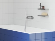 Ravak ES 068.10WV.O3.RB07D.+S Podomítková baterie 3-cestná bez tělesa, se sprchovým setem, White Velvet